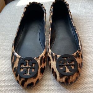 EUC Tory Burch Minnie Travel Ballet Shoe